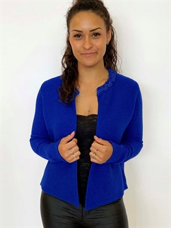 Koboltblå cardigan