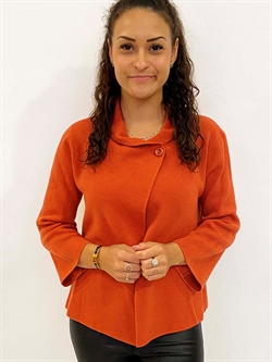 Orange cardigan