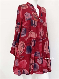 Carla rød kjole/tunika - Rød kjole/tunika