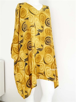 Ellen tunika - Gul Plus size tunika