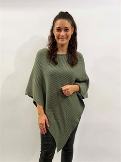 Olivengrøn Poncho