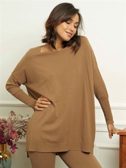Kamel Homewear sæt med bluse og leggings